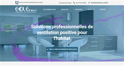Desktop Screenshot of eoletec.fr